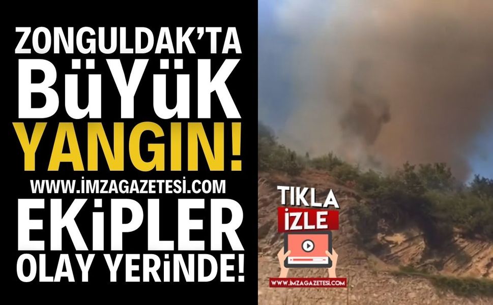 Zonguldak Eceler Köyü'nde Büyük Yangın! | Zonguldak haber