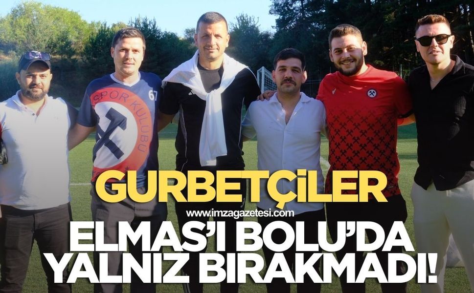 Gurbetçi Elmaslar Zonguldakspor’u Bolu’da yalnız bırakmadı
