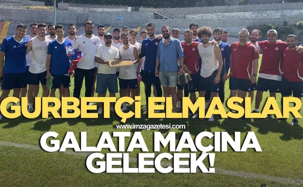 Gurbetçi Elmaslar Zonguldakspor’un hazırlık maçına gelecek