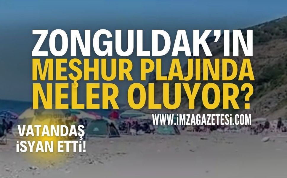 Zonguldak Göbü Sahilinde Vatandaş İsyan Etti!