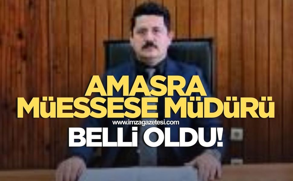 TTK Amasra Müessese Müdürü oldu!
