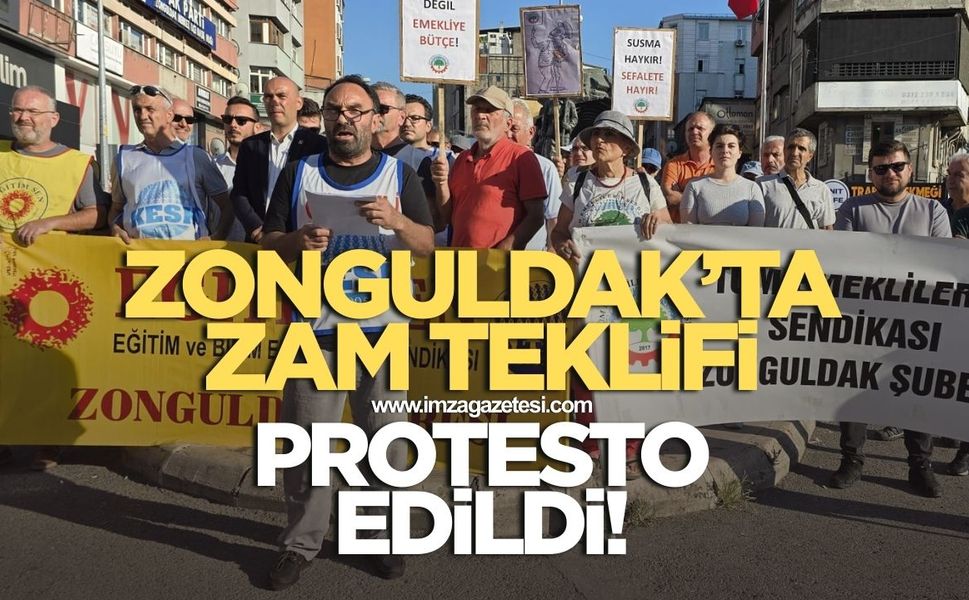 KESK, Madenci Anıtı’nda Hükümetin Zam Teklifini Protesto Etti