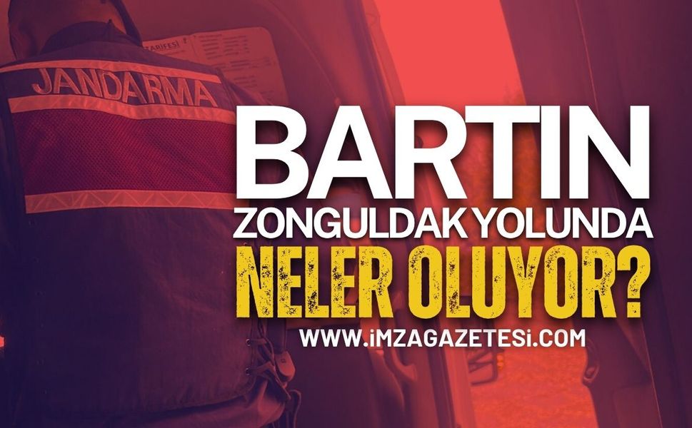 Bartın Zonguldak Yolunda Endişelendiren Kontrol!