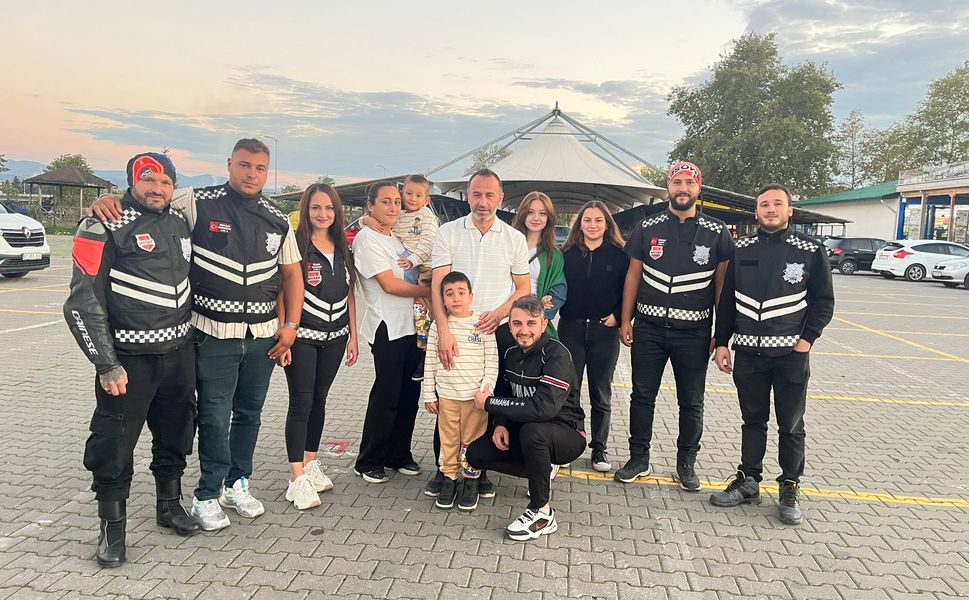 Zonguldak Motosiklet Sürücüleri Derneği’nden DMD Hastası Asaf Ali’ye Moral Ziyareti