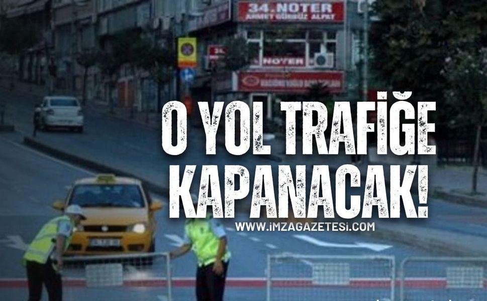 Kilimli Belediyesi duyurdu! O yol trafiğe kapalı olacak!
