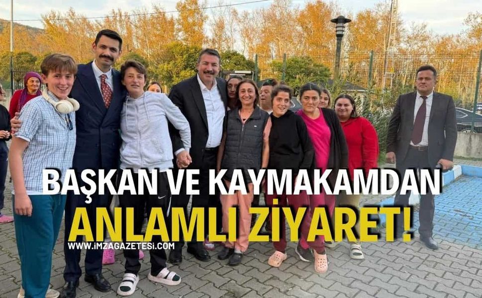 Başkan ve Kaymakamdan Anlamlı Ziyaret!
