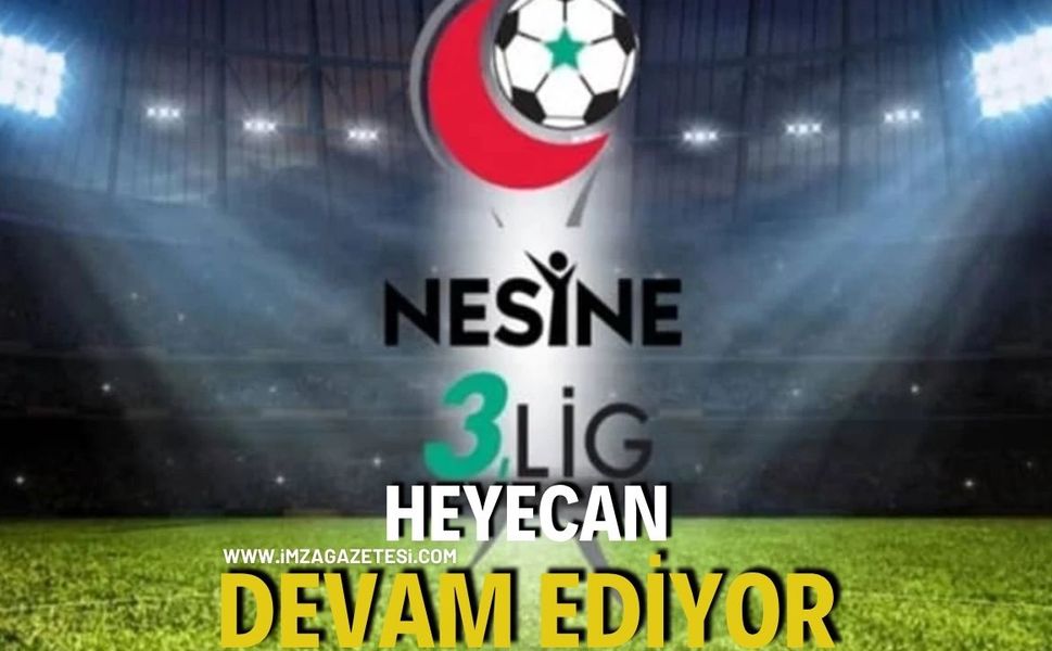 Nesine 3. Lig 3.Grup'ta Heyecan Devam Ediyor