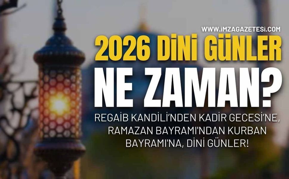Mübarek Günler Ne Zaman Başlıyor? 2026