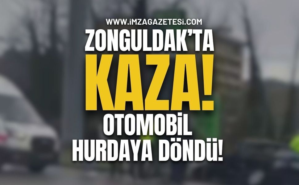 Gökçebey’de Kaza: Otomobil Kullanılamaz Hâle Geldi!