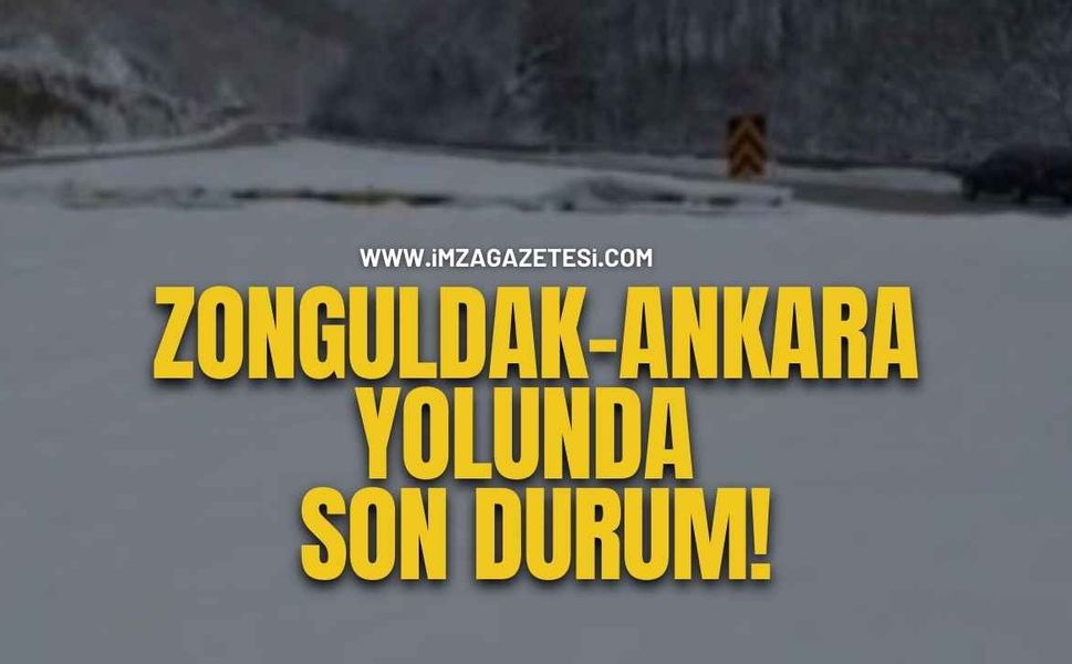 Zonguldak-Ankara Yolunda Son Durum!
