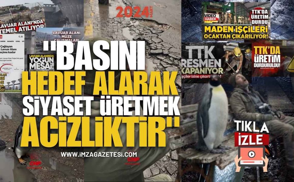 Zonguldak Basınından CHP’ye Sert Tepki: "Basını Hedef Alarak Siyaset Üretmek Acizliktir"
