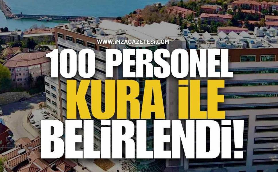 Zonguldak Atatürk Devlet Hastanesi’nde İş Umudu! 100 Personel Kura İle Belirlendi!