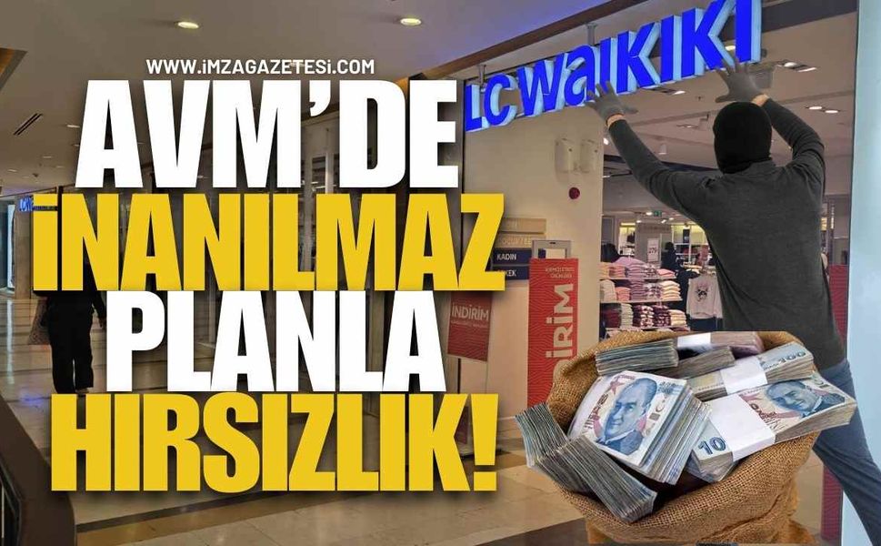AVM'de İnanılmaz Planla Hırsızlık!