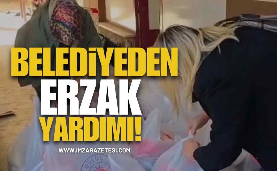 Belediyeden Erzak Yardımı!