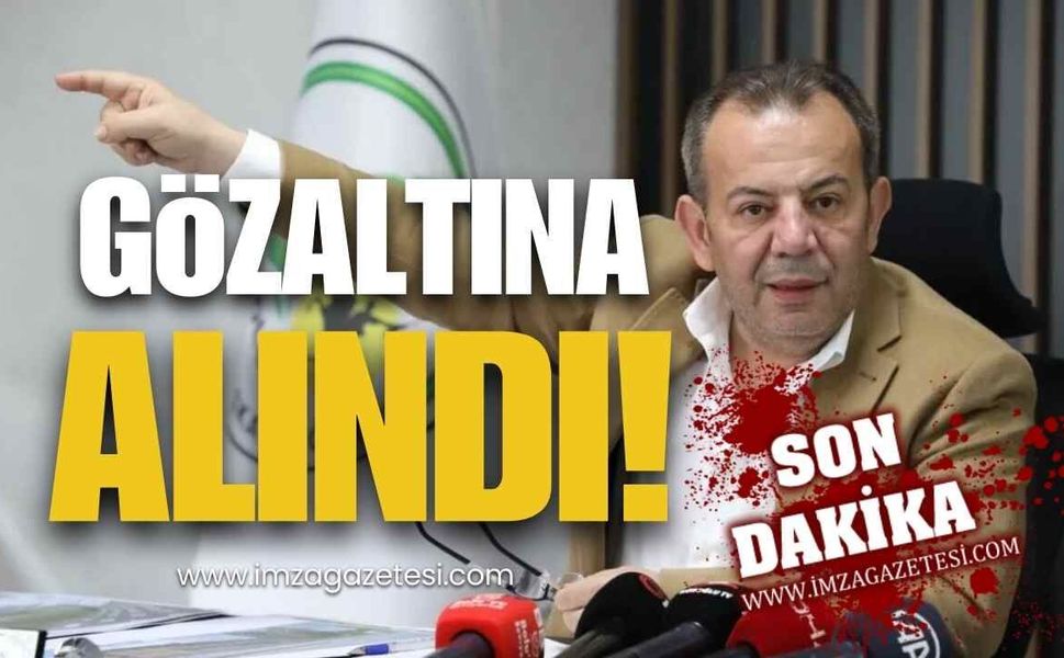 Bolu Belediye Başkanı Tanju Özcan Gözaltına Alındı!