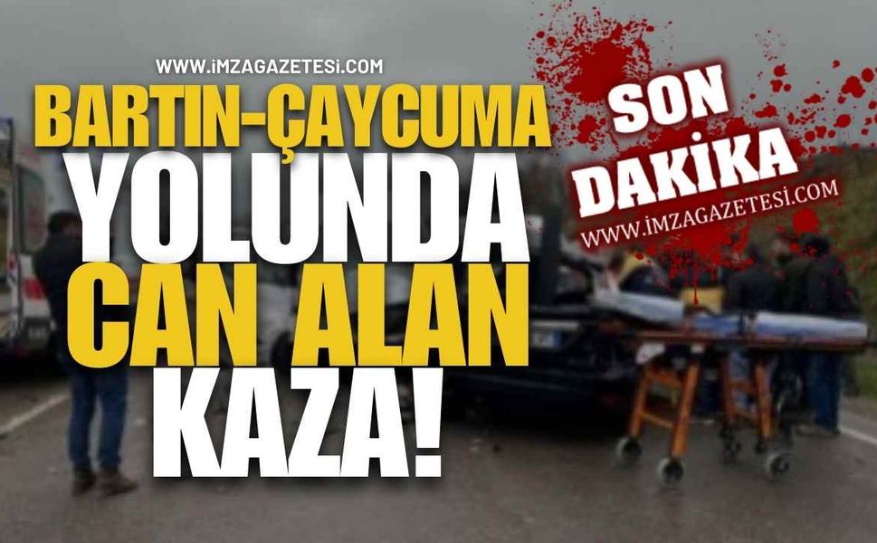 Bartın–Çaycuma Yolunda Can Alan Kaza!