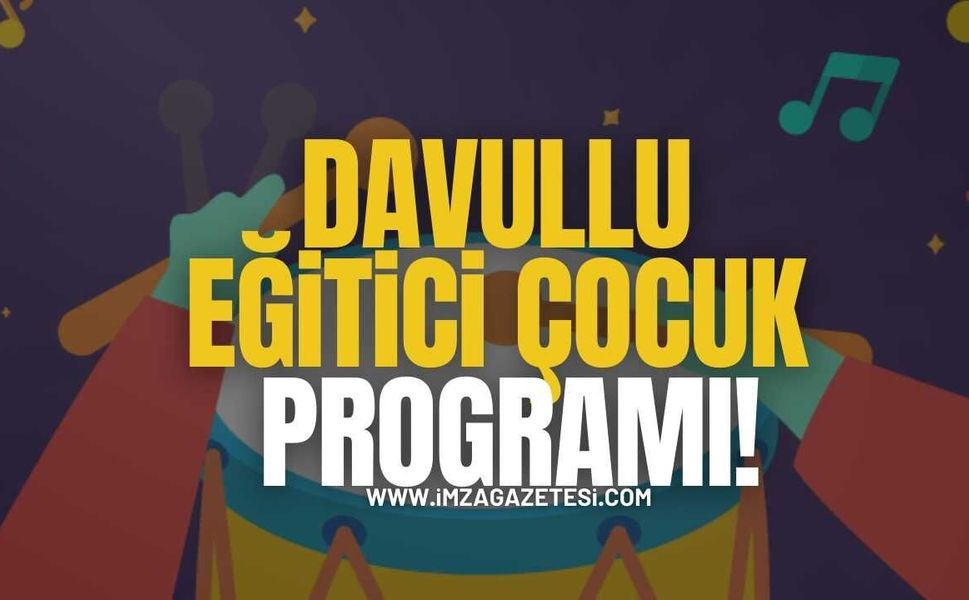 Muhteşem Program! Zonguldak’taki TÜGVA’dan Görülmeye Değer Davullu “Eğitici Çocuk Programı!”