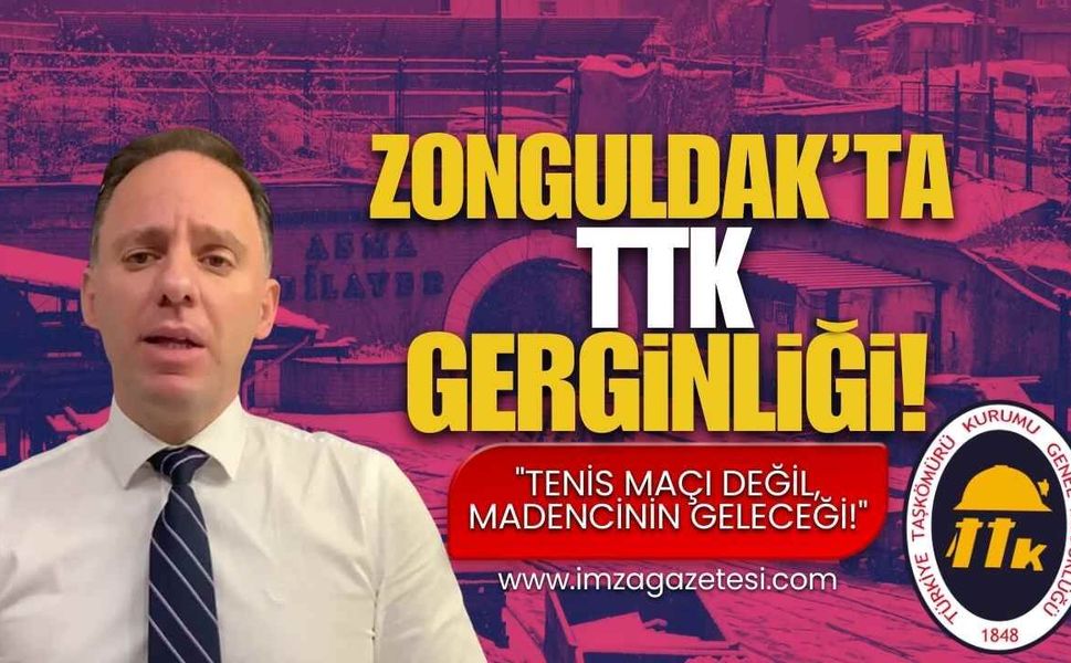 Deniz Yavuzyılmaz, "Tenis Maçı Değil, Madencinin Geleceği!" Zonguldak'ta TTK Gerginliği!