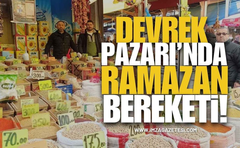 Devrek Pazarı’nda Ramazan Bereketi!