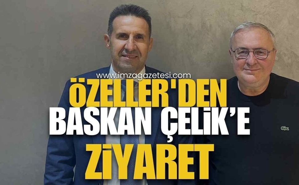 Emekli Albay Orkun Özeller'den Zonguldak Kuyumcular Derneği Başkanı Çetin Çelik’e Ziyaret