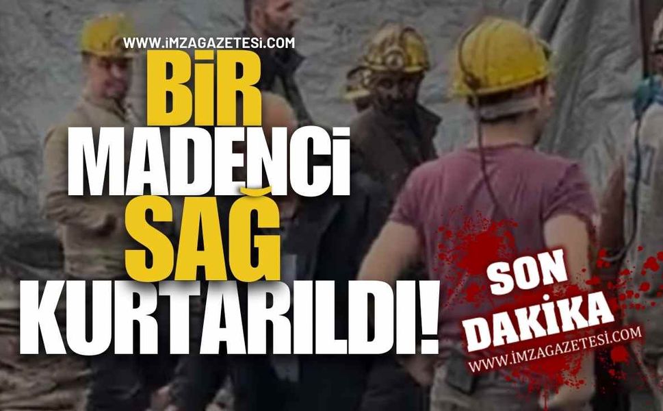 Göçükteki Madencilerden Biri Sağ Kurtarıldı!