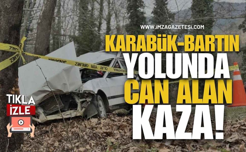 Karabük-Bartın Yolunda Can Alan Kaza!