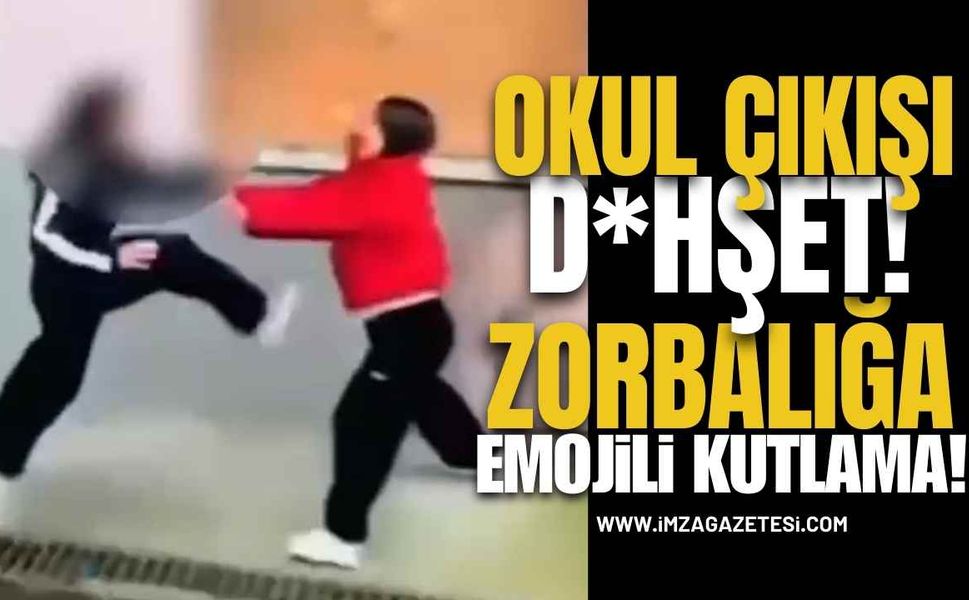 Okul Çıkışı D*hşet! Zorbalığı Emojiyle Kutladılar!