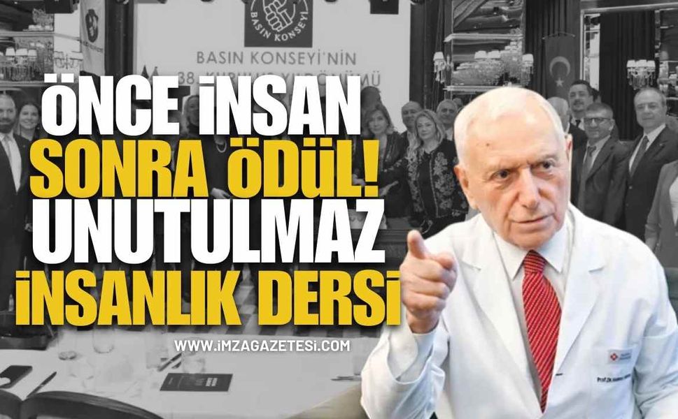 Önce İnsan, Sonra Ödül! Profesör Haberal'dan Unutulmaz İnsanlık Dersi!
