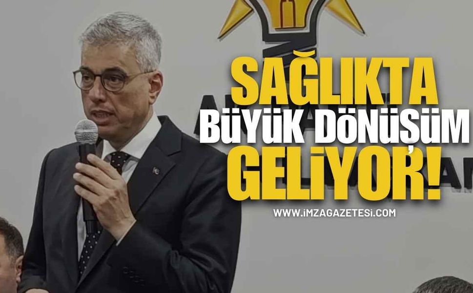 Sağlıkta Büyük Dönüşüm Vurgusu: Kemal Memişoğlu Zonguldak’ta Konuştu