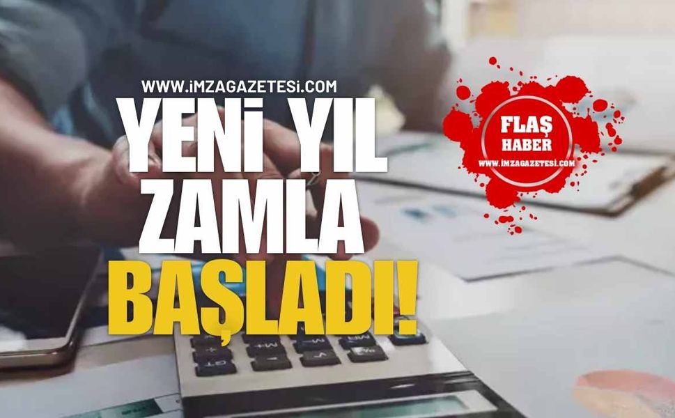 TÜİK Açıkladı! Yeni Yıl Zamla Başladı!