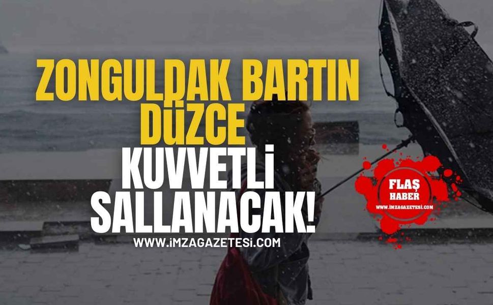 Zonguldak, Bartın ve Düzce İçin Kuvvetli Sallantı Uyarısı!