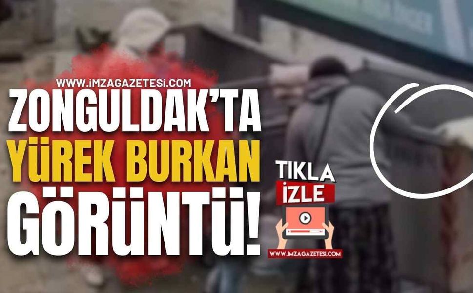 Zonguldak’ta Yürek Burkan Görüntü!