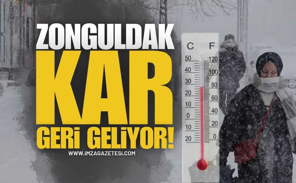 Zonguldak İçin Kar Yağışı Uyarısı Verildi