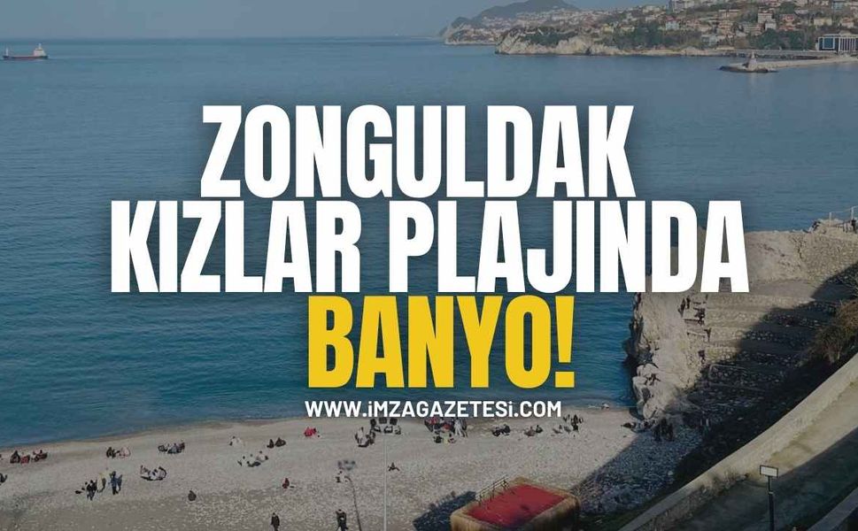 Zonguldak Kızlar Plajı’ndaki Banyo Dikkat Çekti!