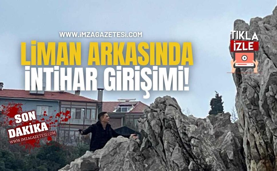 Zonguldak’taki Liman Arkasında İnt*har Girişimi!