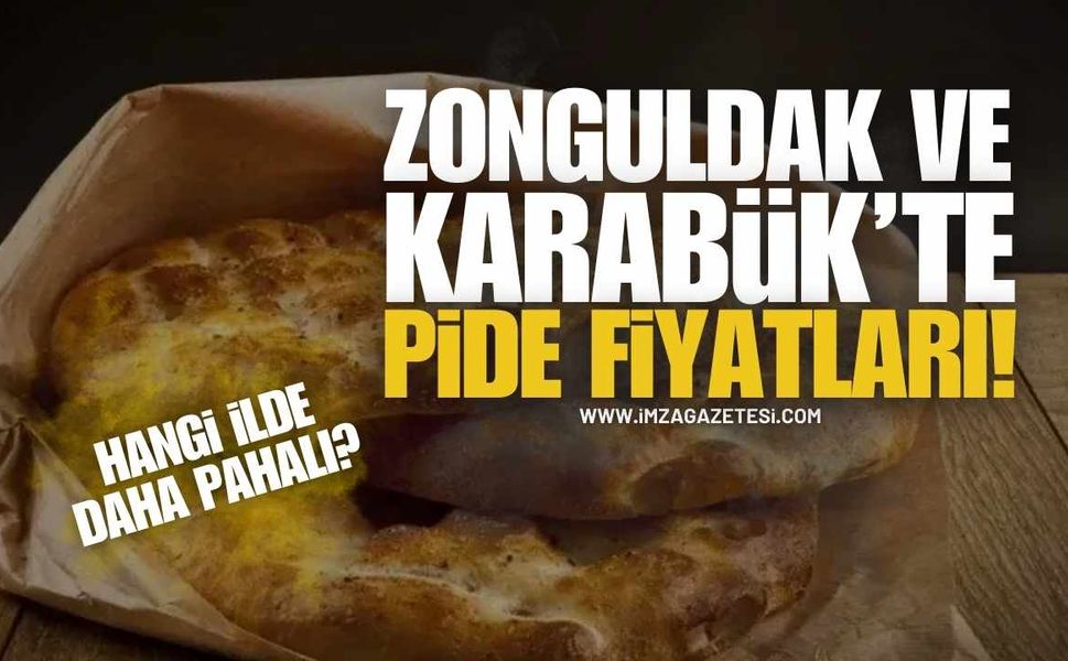 Zonguldak ve Karabük'te Pide Fiyatları Belli Oldu