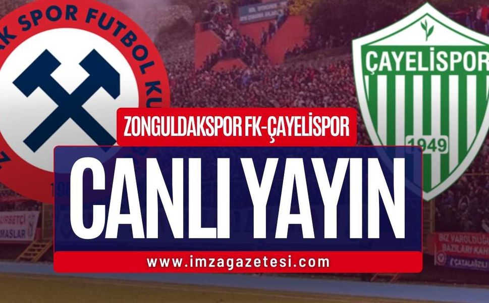 Zonguldakspor FK - Çayelispor Maçı Canlı Yayın