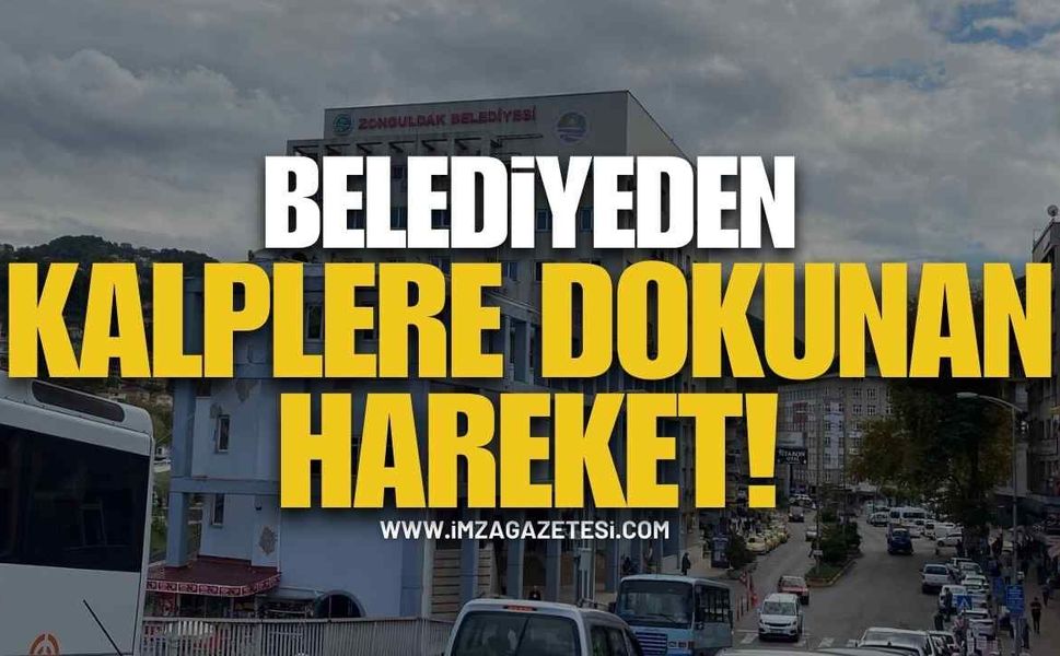 Zonguldak’ta Belediyeden Dayanışma Örneği!