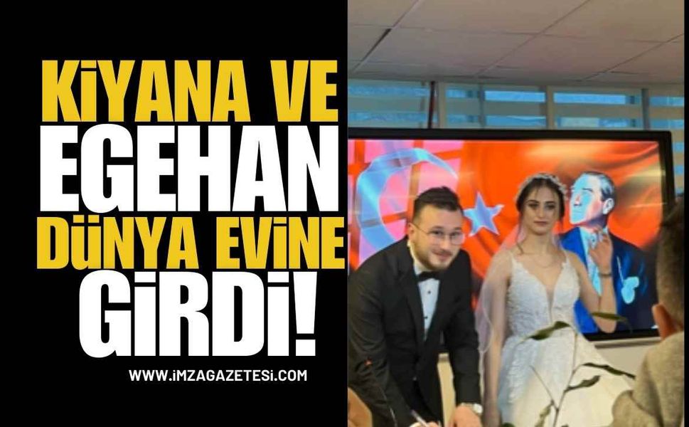 Zonguldak’ta Mutluluğa İmza... Kiyana ve Egehan Dünya Evine Girdi!