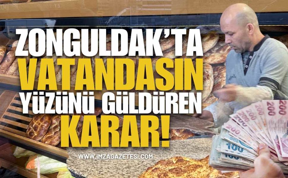 Zonguldak’ta Vatandaşın Yüzünü Güldüren Ramazan Pidesine Kararı!