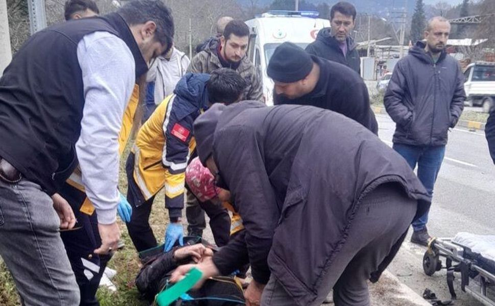 Devrek'te Otobüsle Motosiklet Çarpıştı! Hayatını Kaybetti!