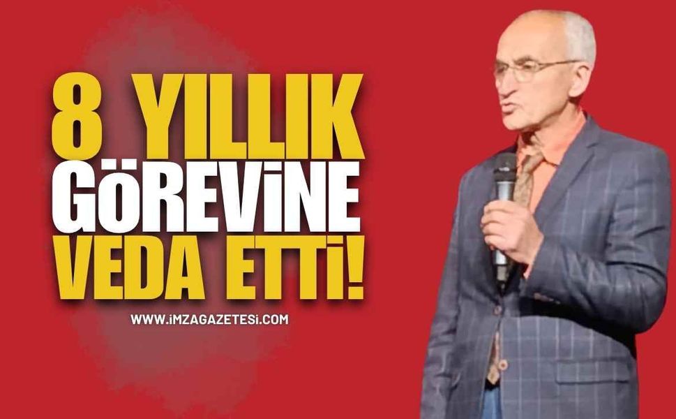 Abdurrahman Canlı 8 Yıllık Görevine Veda Etti!