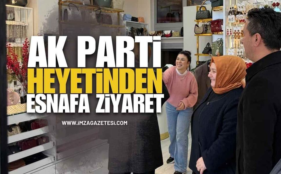 Ak Parti Heyeti Esnafları Ziyaret Etti