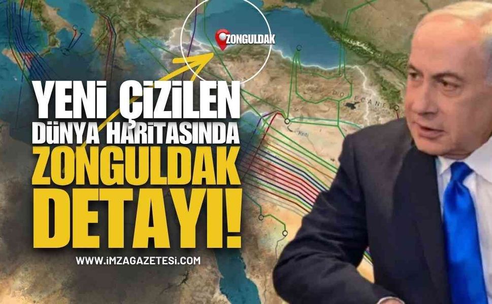Arabistan'ın Yeni Dünya Haritasında "Zonguldak" Detayı