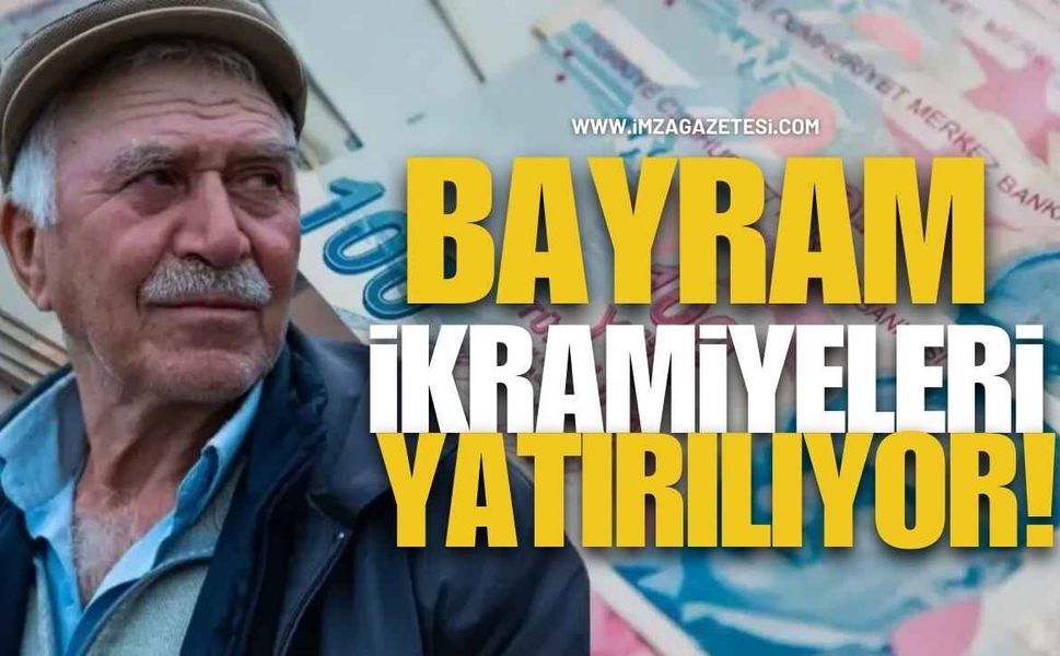 Emeklilerin bayram ikramiyesi yatmaya başladı!