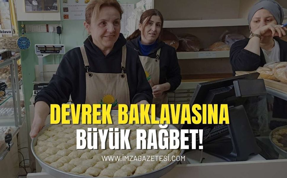 Devrek Baklavasına Büyük Rağbet!