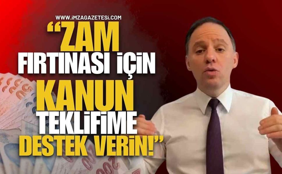 Deniz Yavuzyılmaz uyardı: “Eşel Mobilde limit kalmadı, zam fırtınası için kanun teklifime destek verin!”