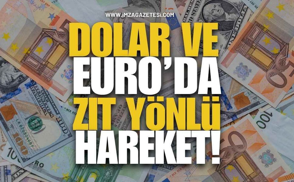 Döviz Piyasasında Haftanın İlk Günü... Dolar ve Euro'da Zıt Yönlü Hareket!
