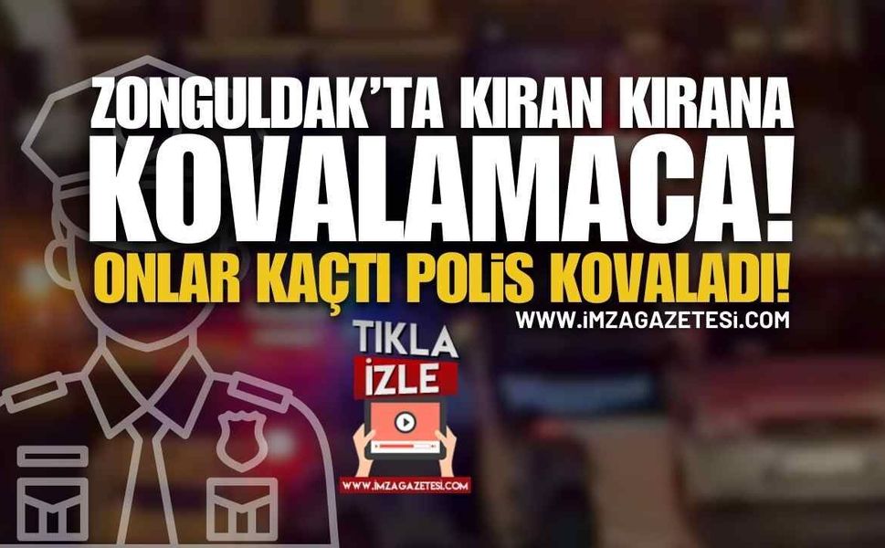 Zonguldak'ta Film Sahnelerini Aratmayan Kovalamaca!