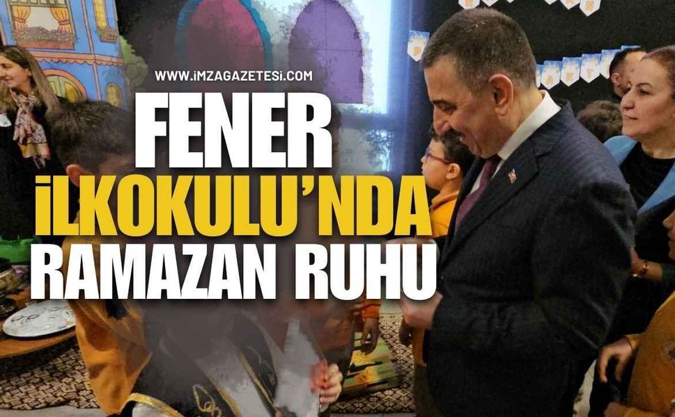 Fener İlkokulu’nda Ramazan Ruhu... Koridorlar Geleneksel Sokaklara Dönüştü!
